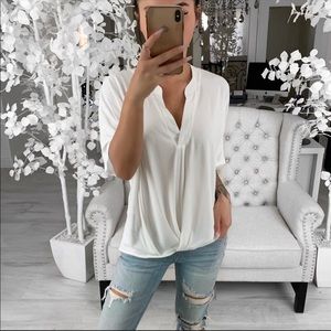 EkAttire ALIVIA Ivory Tee